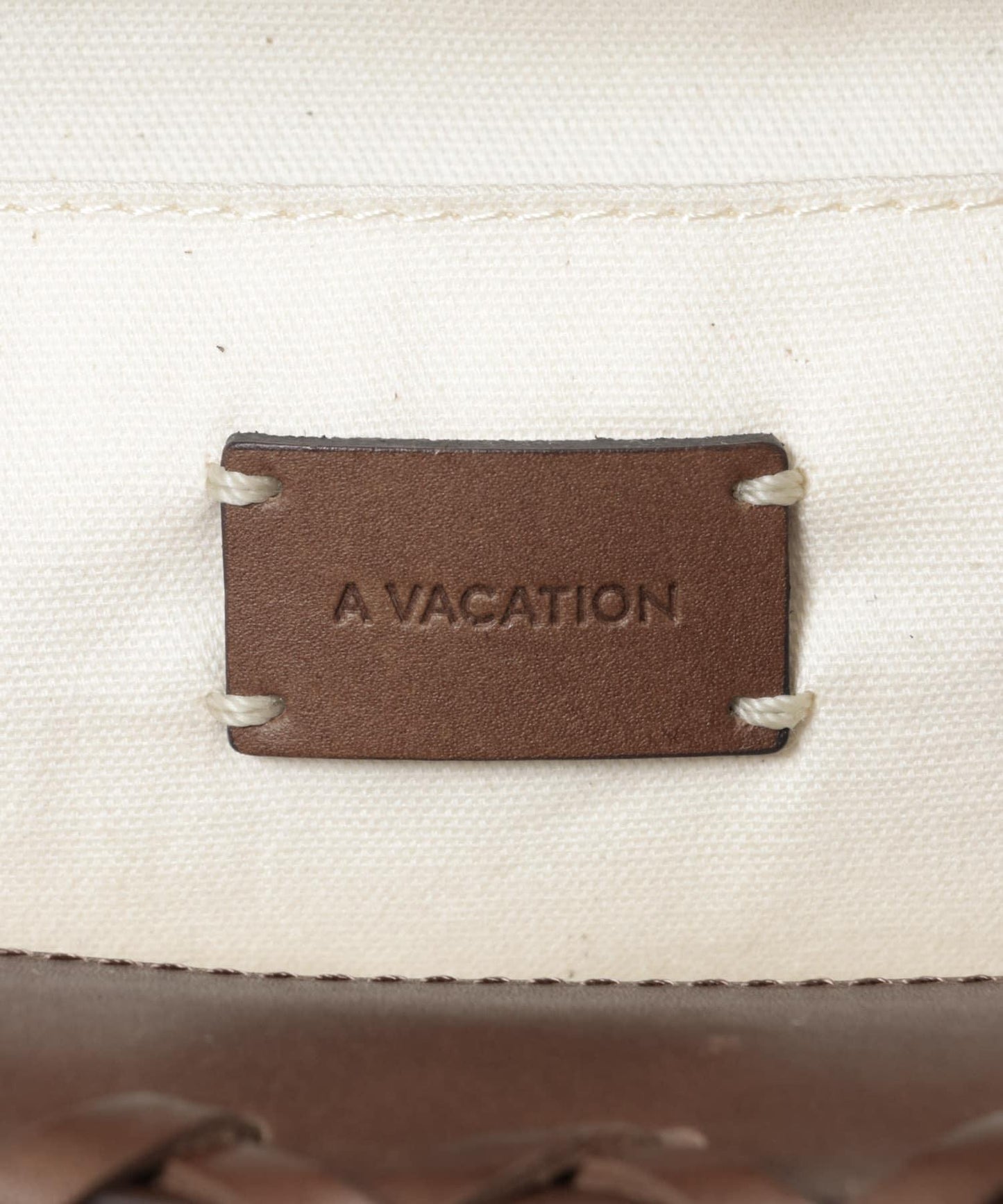 A VACATION 藤編手提包 S
