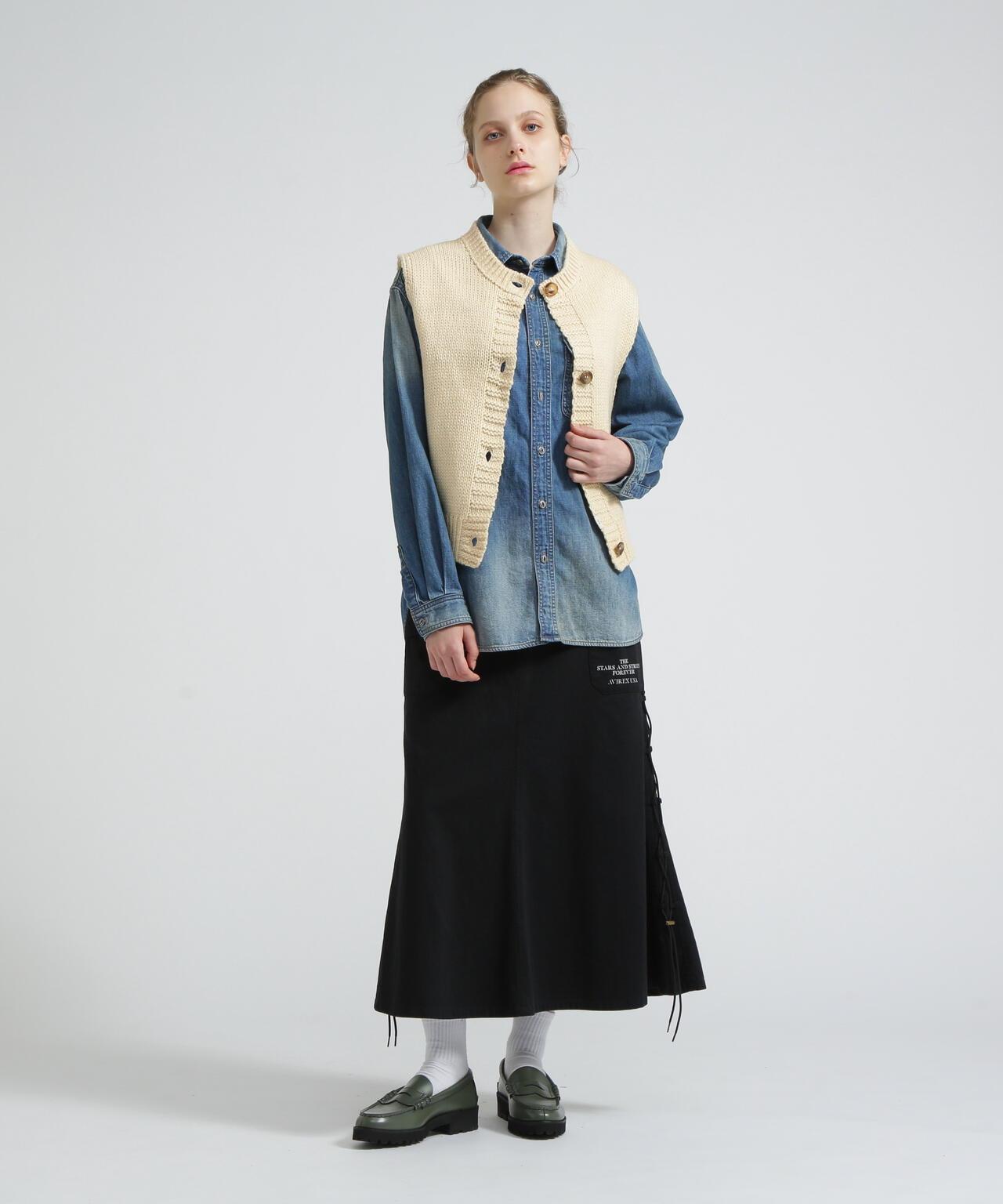 《WOMAN/直営店限定》圖案針織背心