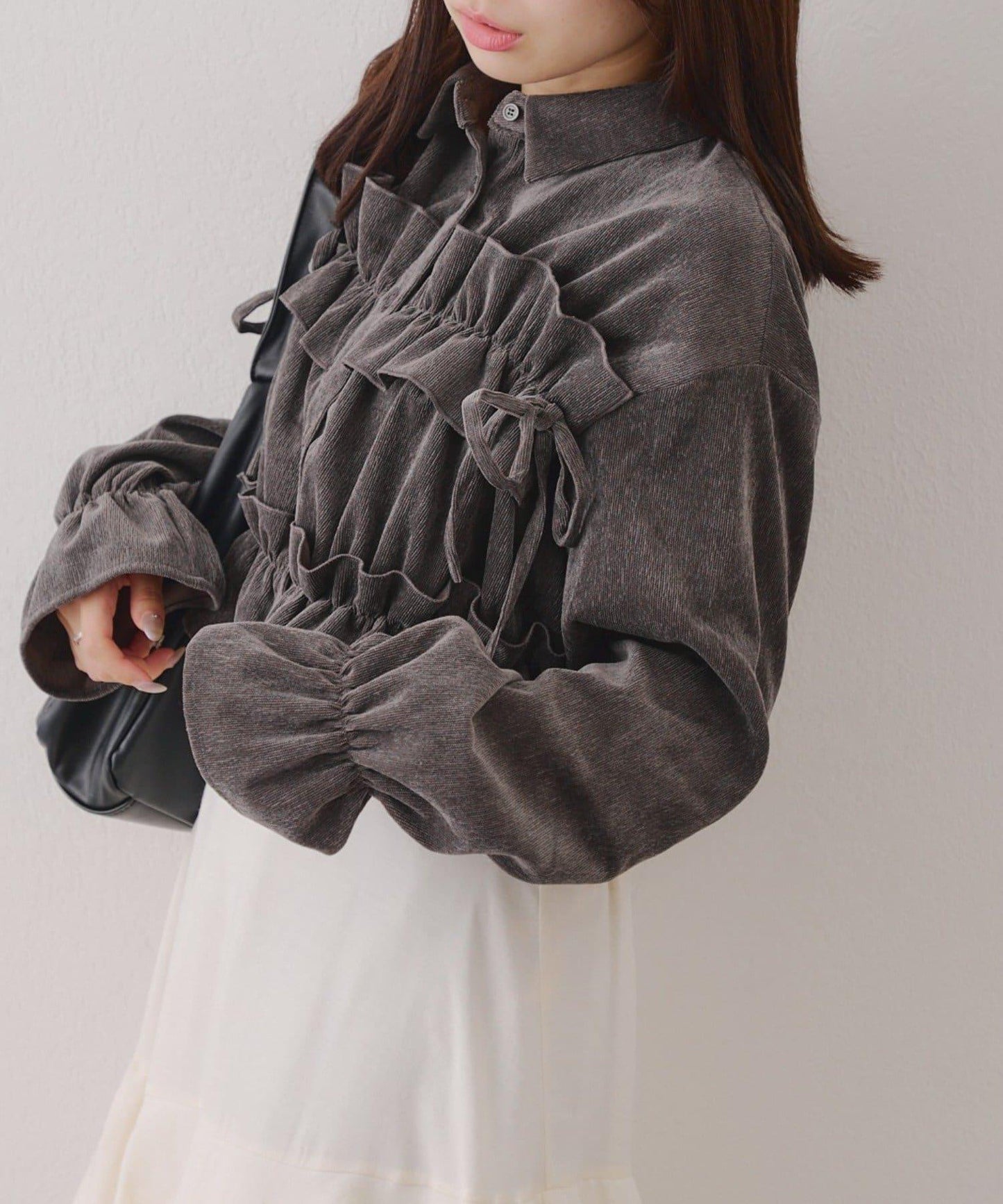 【RMAF】蝴蝶結格子襯衫