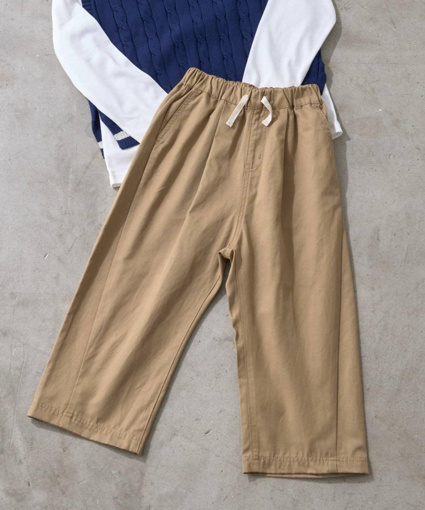 【KIDS】【OSORO】柔軟寬鬆休閒褲