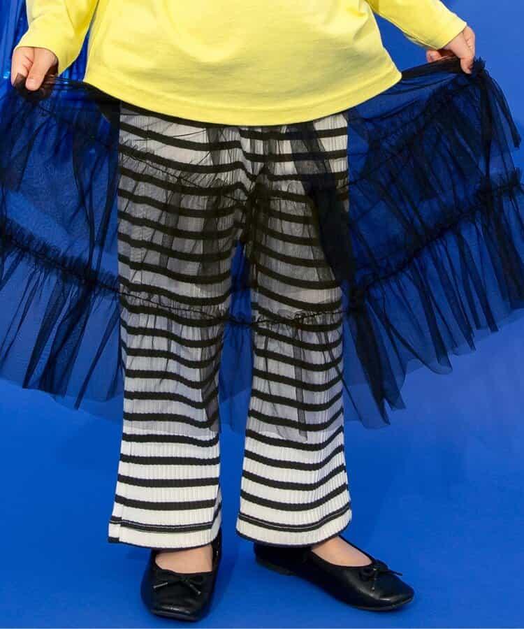 彩色羅紋褲