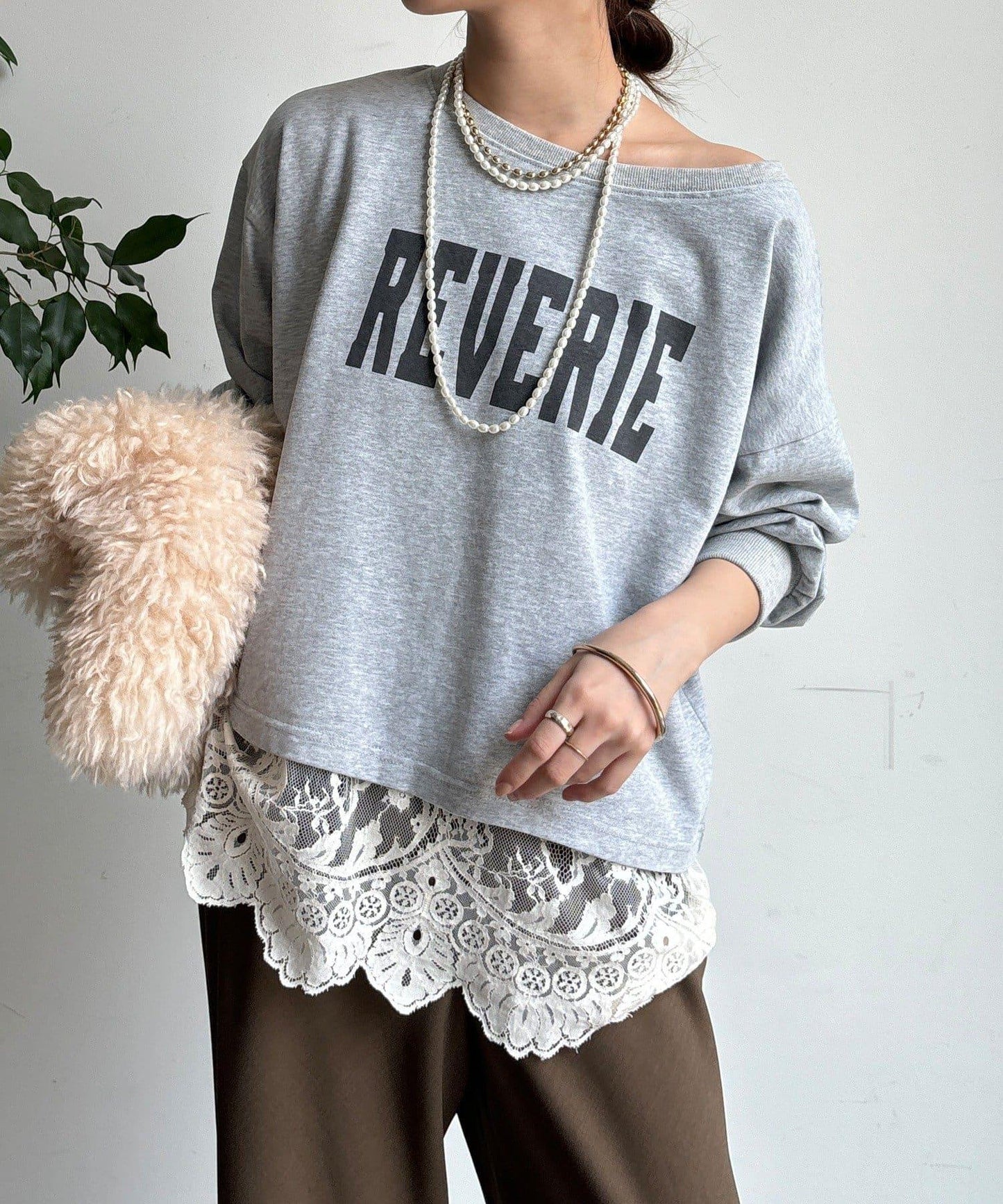 標誌短款套頭衫