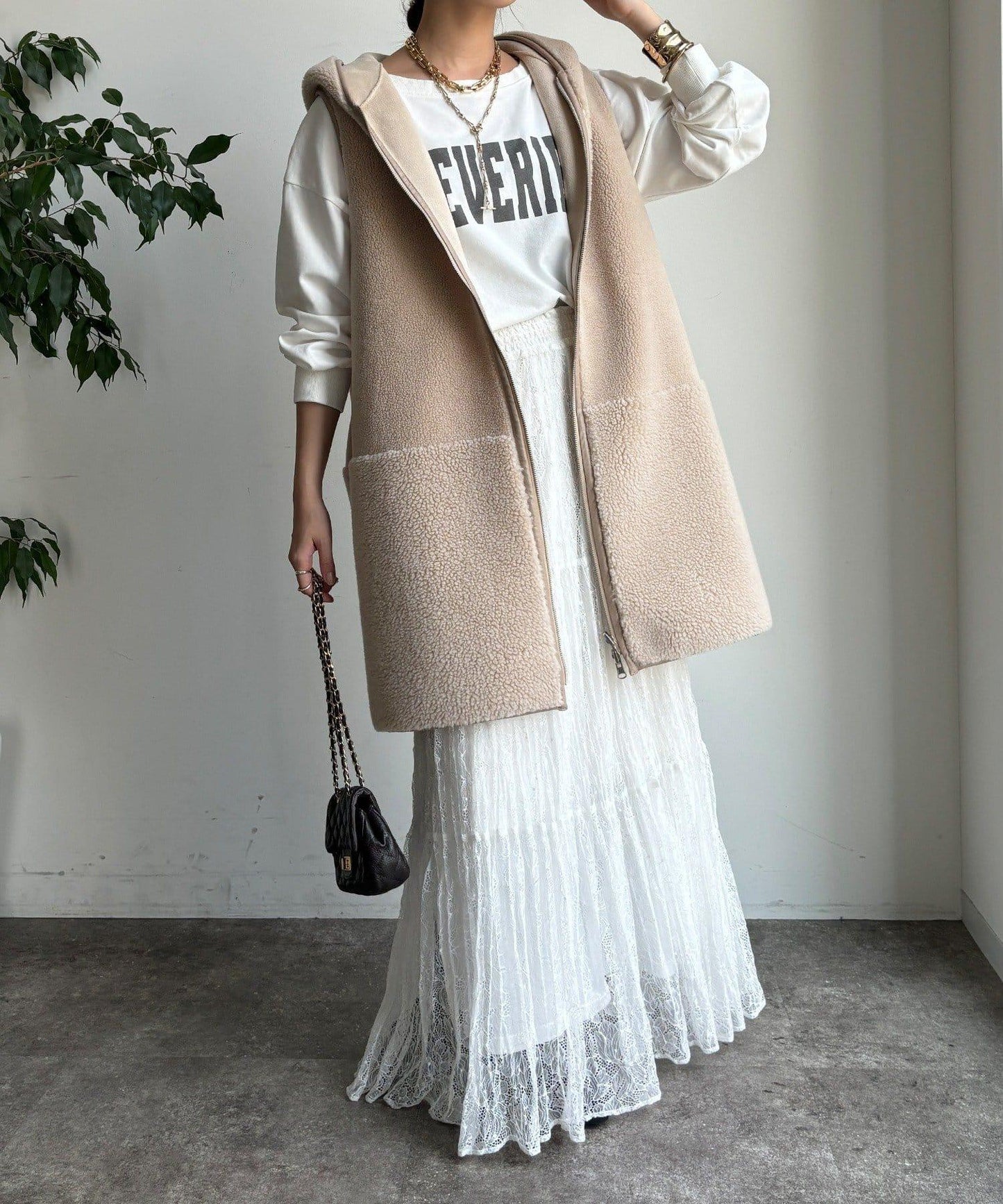 標誌短款套頭衫