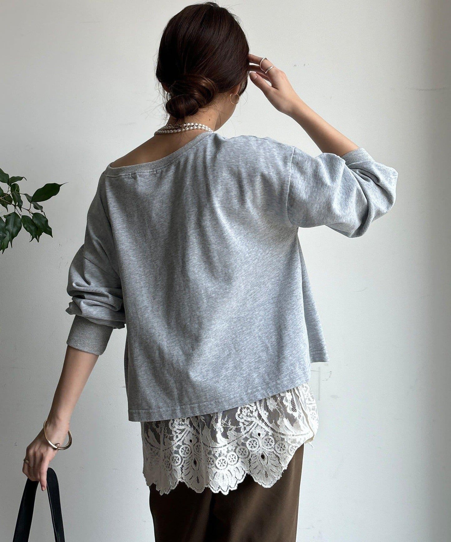 標誌短款套頭衫