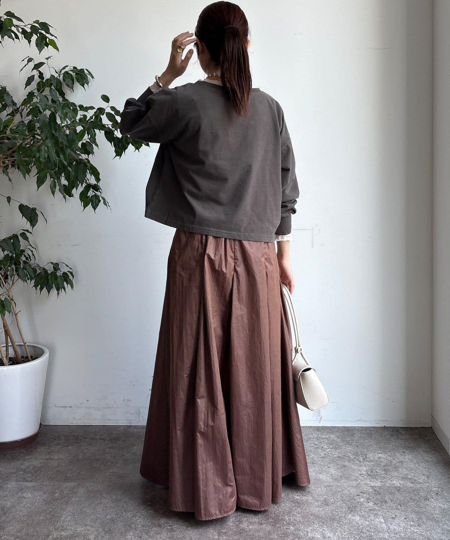 標誌短款套頭衫