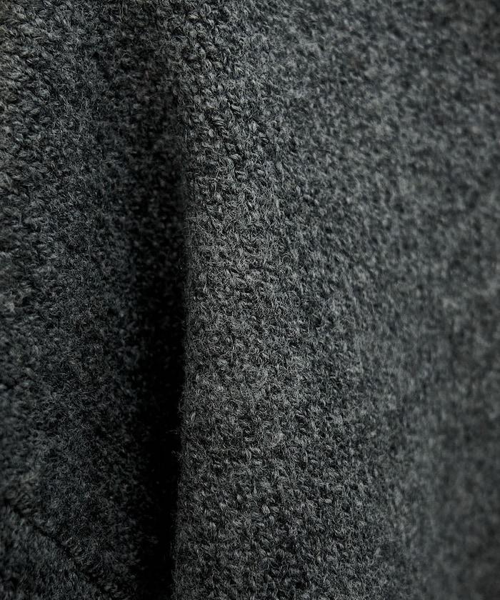 帶口袋針織連帽衫