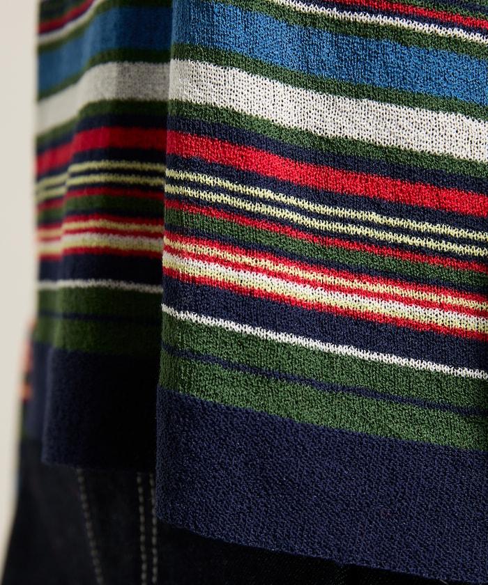 輕薄修身長袖翻領針織衫