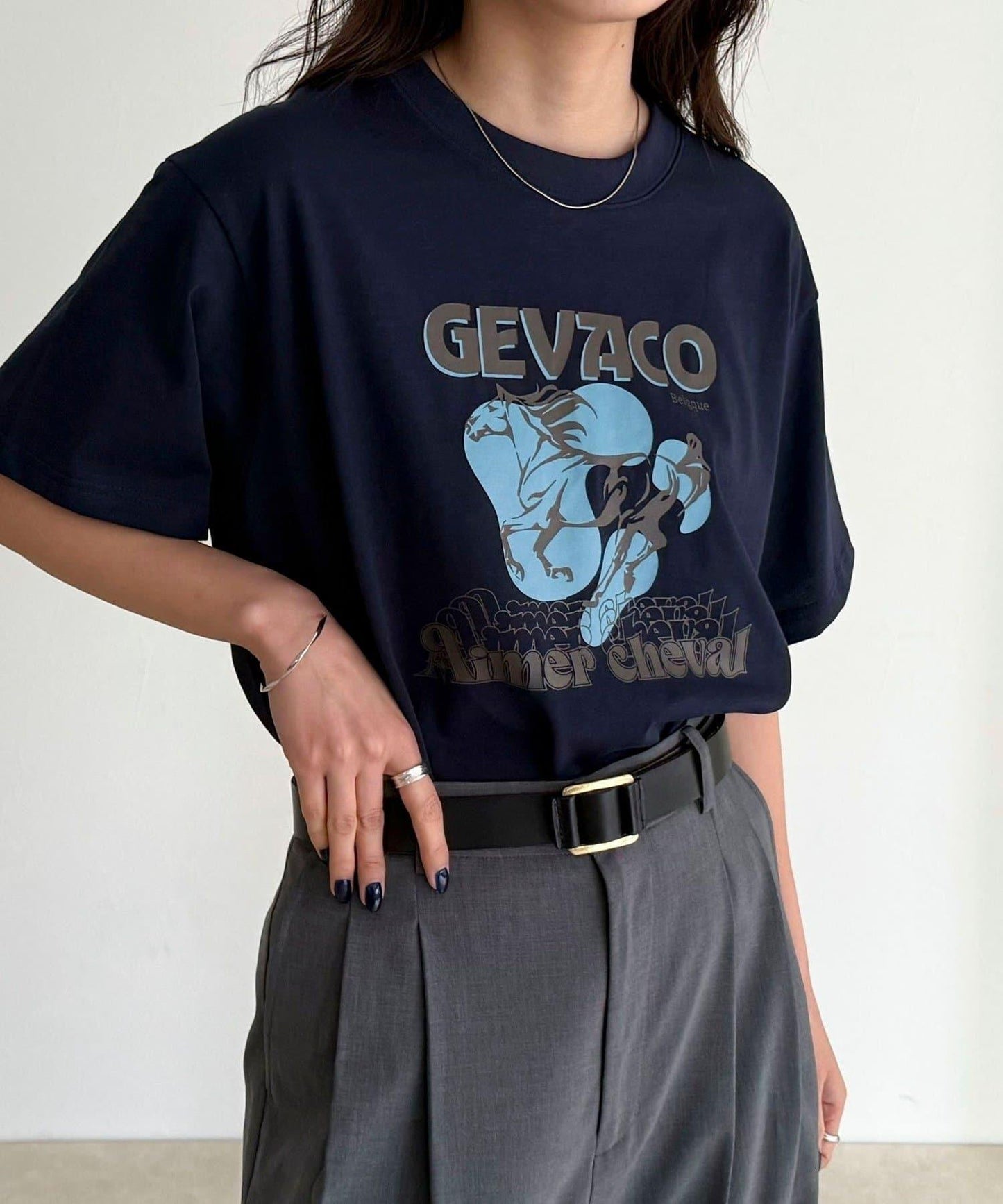 【GEVACO】前印花T恤