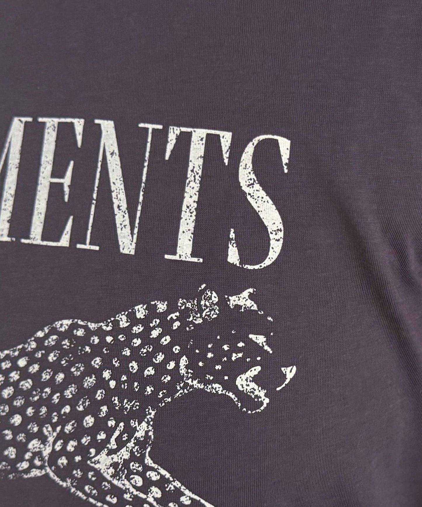 豹紋印花長袖T恤