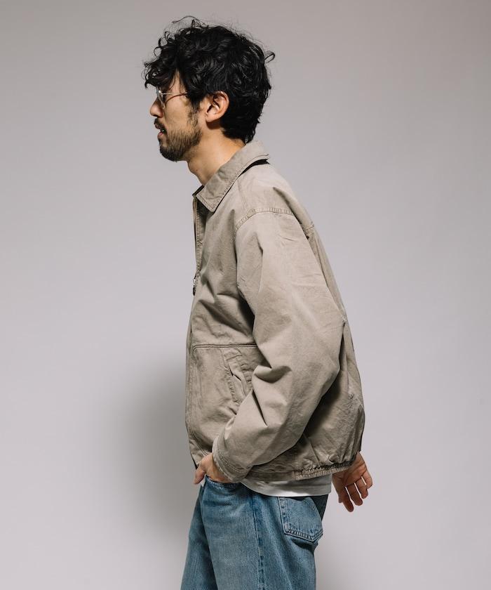 過染褪色工藝短款夾克