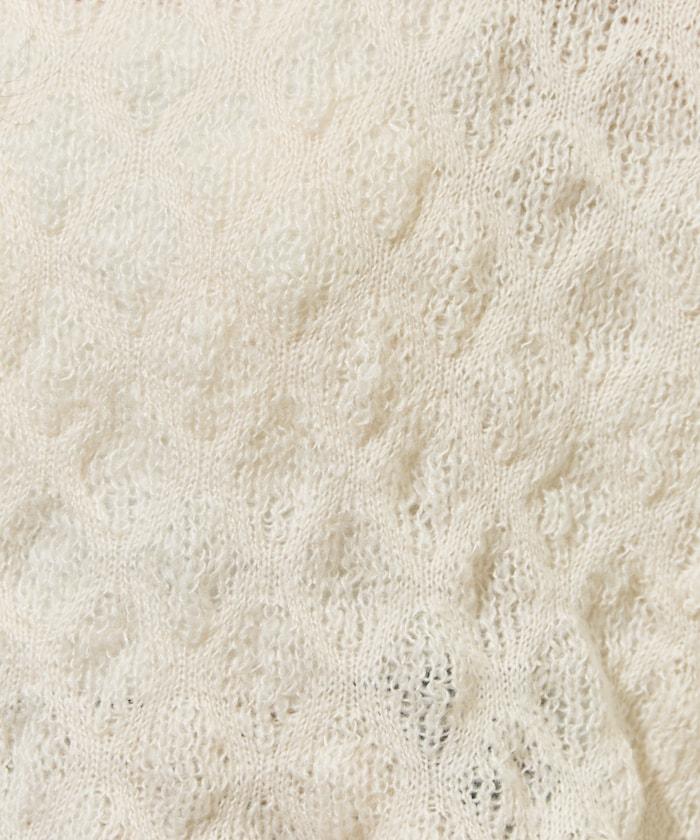 波點針織套頭衫