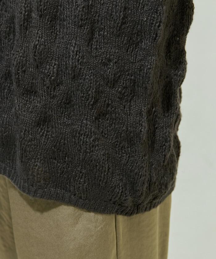 波點針織套頭衫