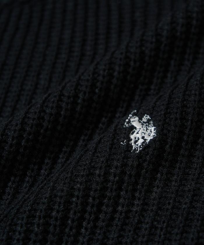 特別刺繡橫紋圓領針織衫【限量】
