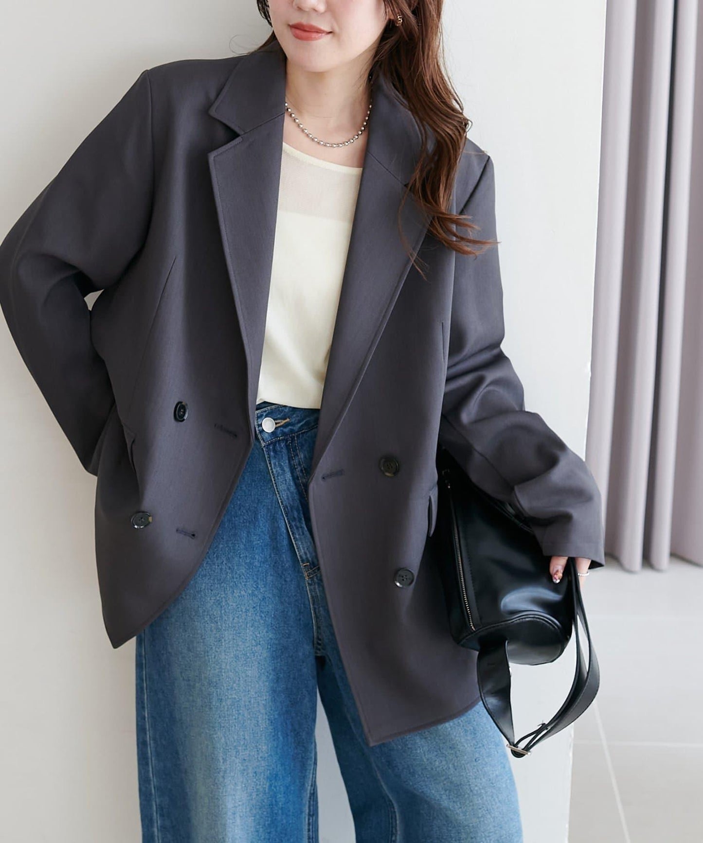 【Discoat】雙排扣西裝外套