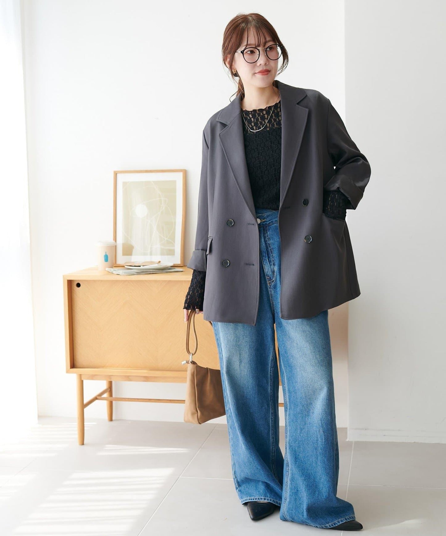 【Discoat】雙排扣西裝外套