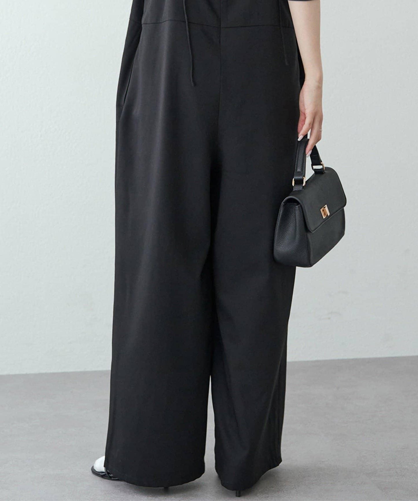 【套裝可搭配】雙褶彈力揹帶褲