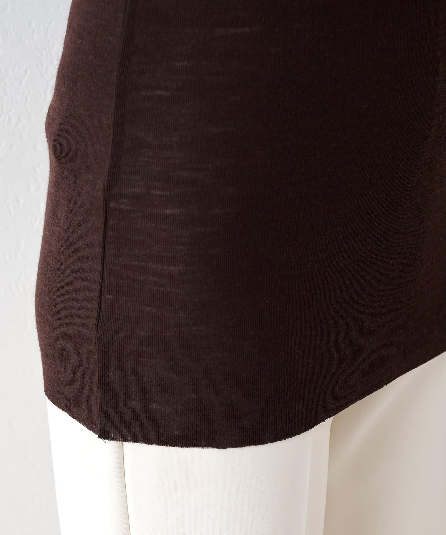 羊毛混紡高領套頭衫