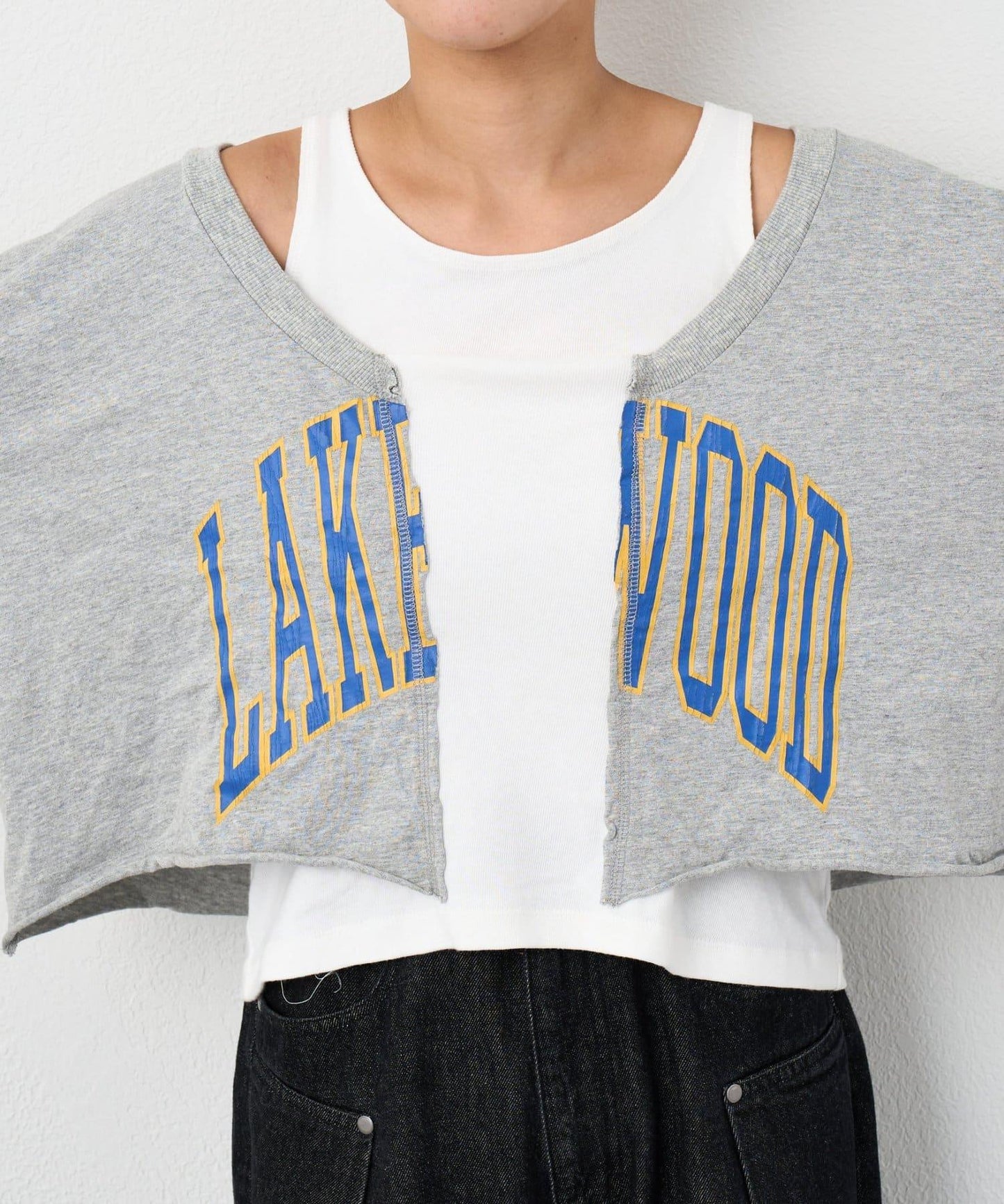 etsinta改良款一字肩五分袖T恤