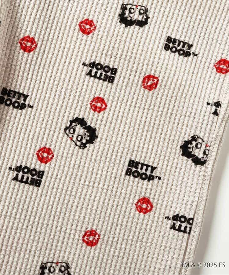 【Betty BoopTM】華夫格喇叭褲