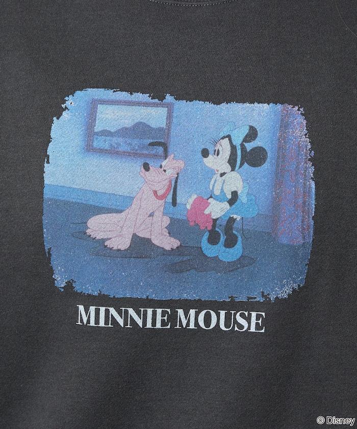 Minnie Mouse/米妮/照片印花圓領衛衣