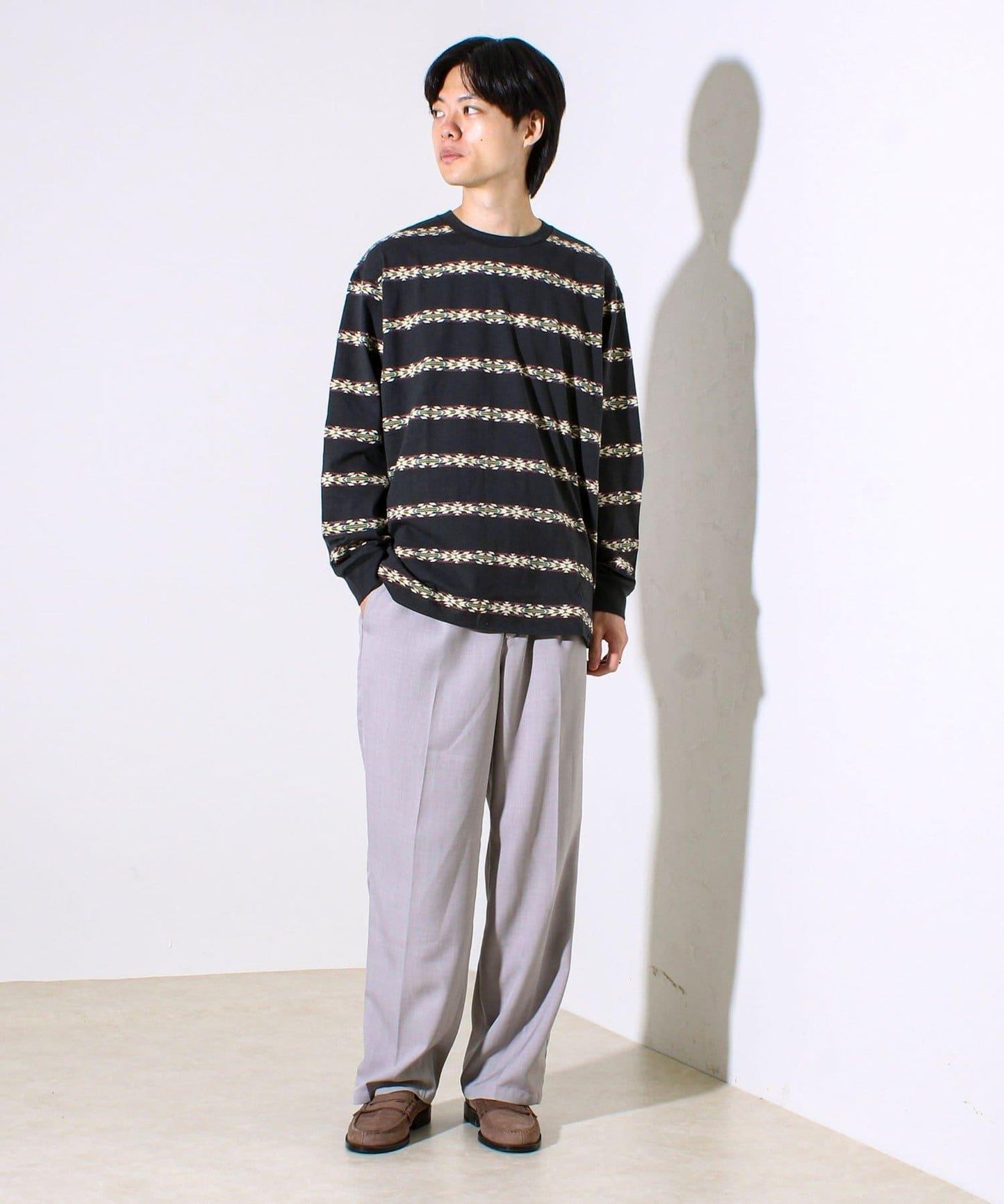 【PENDLETON】提花長袖T恤