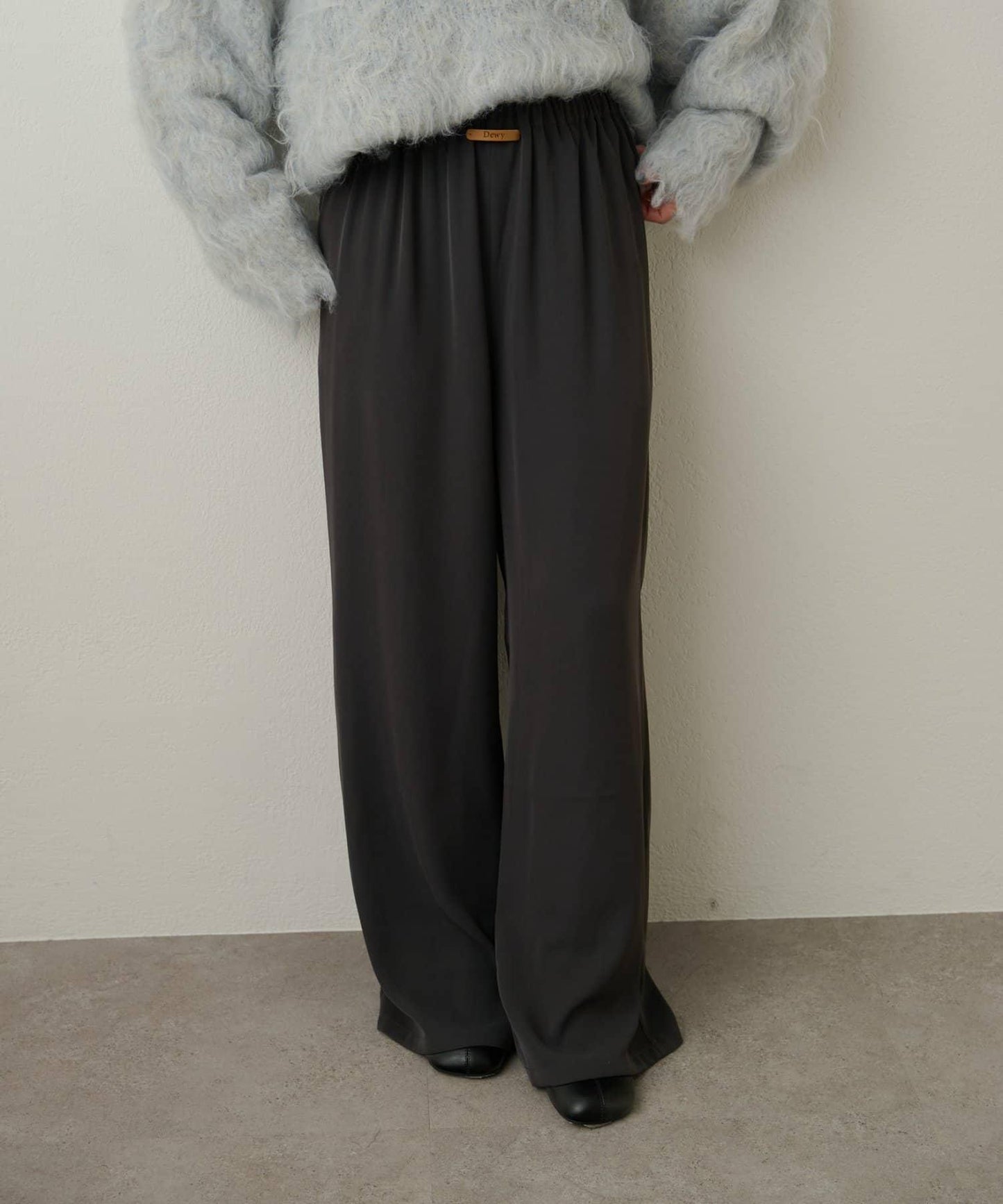 垂感休閒長褲