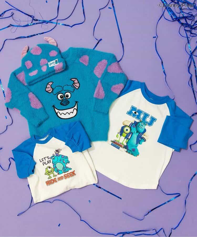 迪士尼角色「麥克」「薩利」/毛絨針織帽