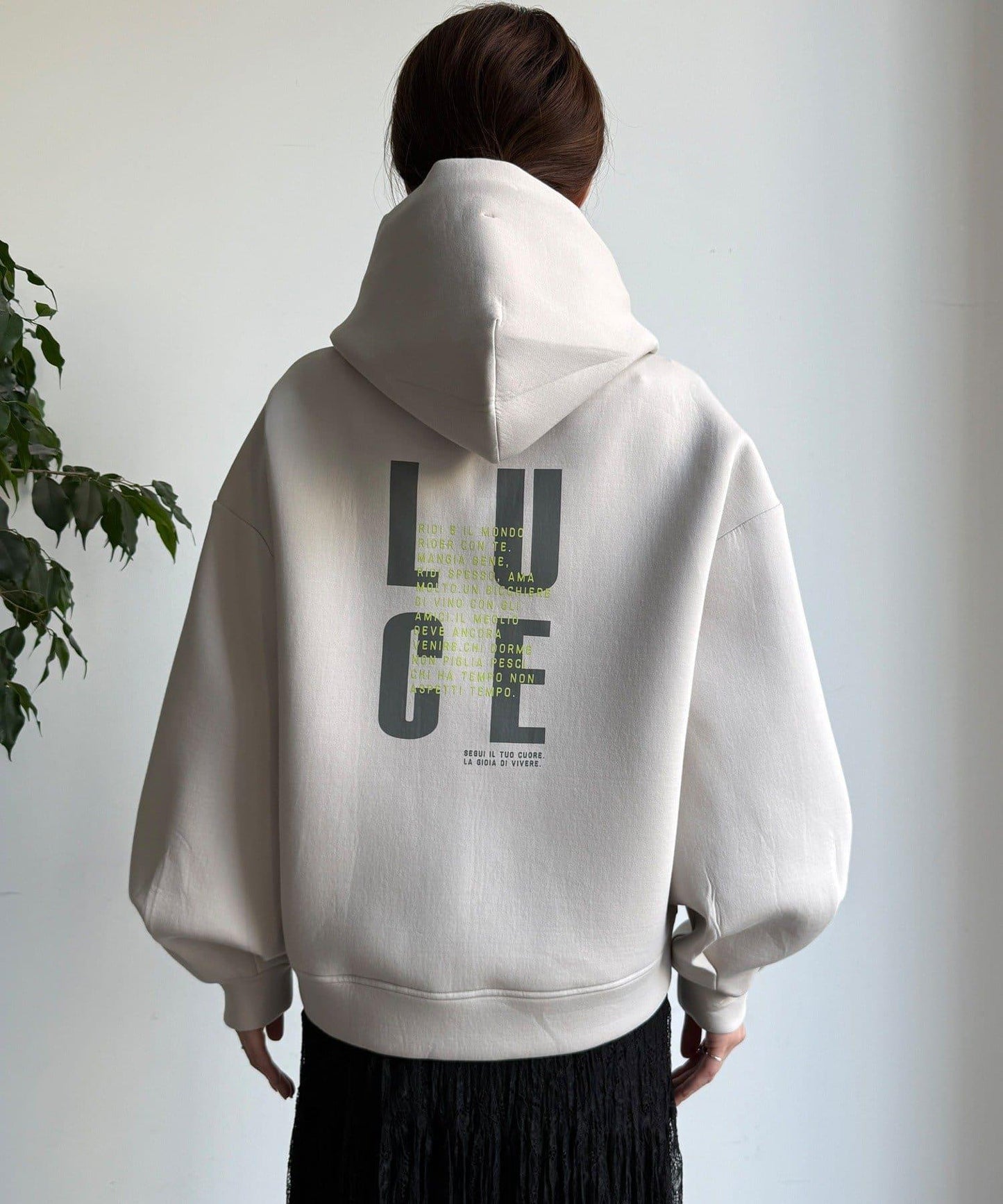 背面標誌連帽衛衣