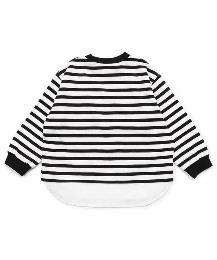 星星口袋拼接層疊風T恤