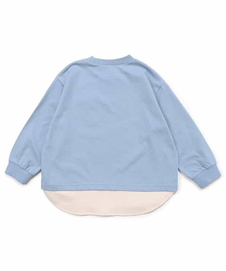 星星口袋拼接層疊風T恤