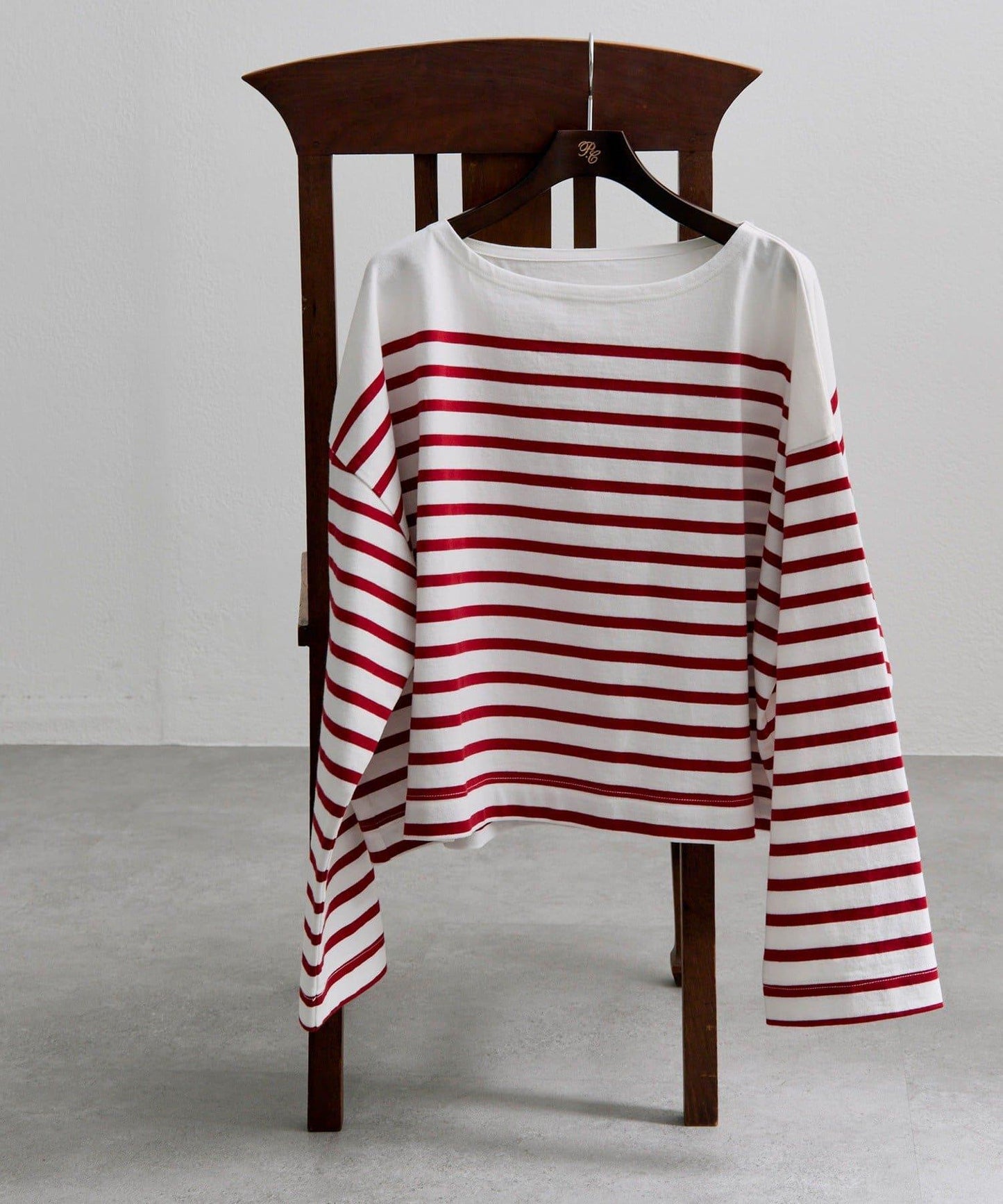 【@kokiminita聯名】拼接條紋寬袖T恤