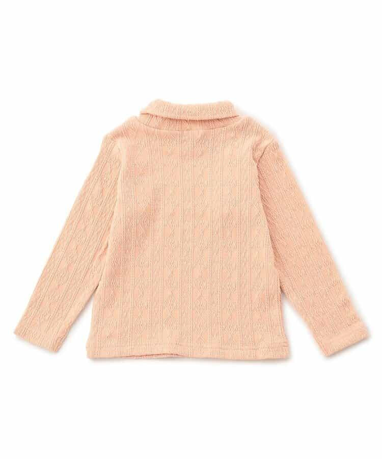 麻花紋高領上衣