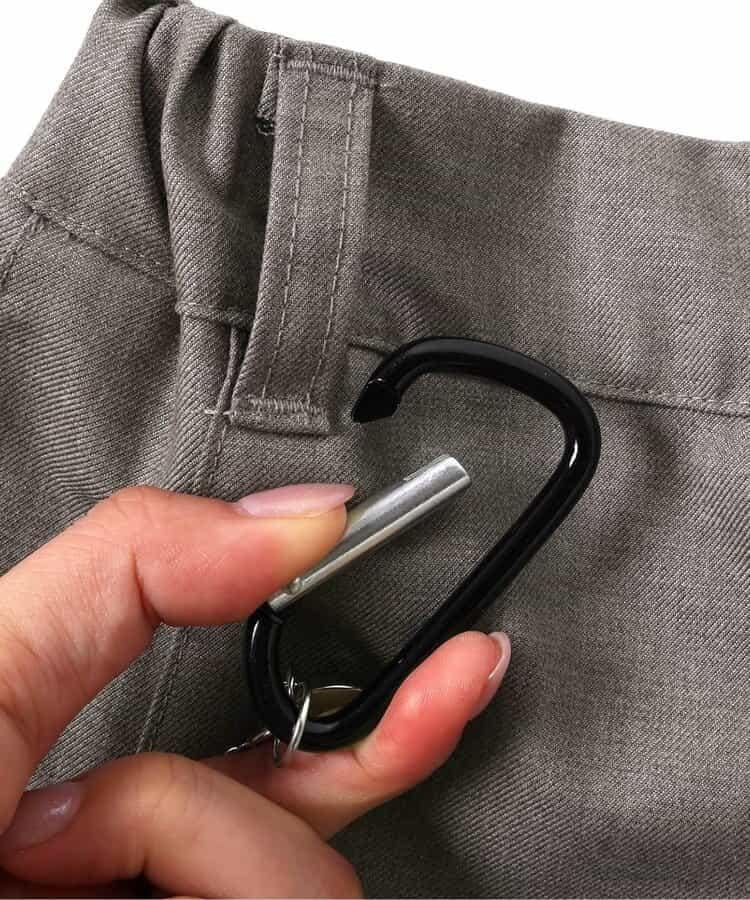 帶鏈半身裙褲