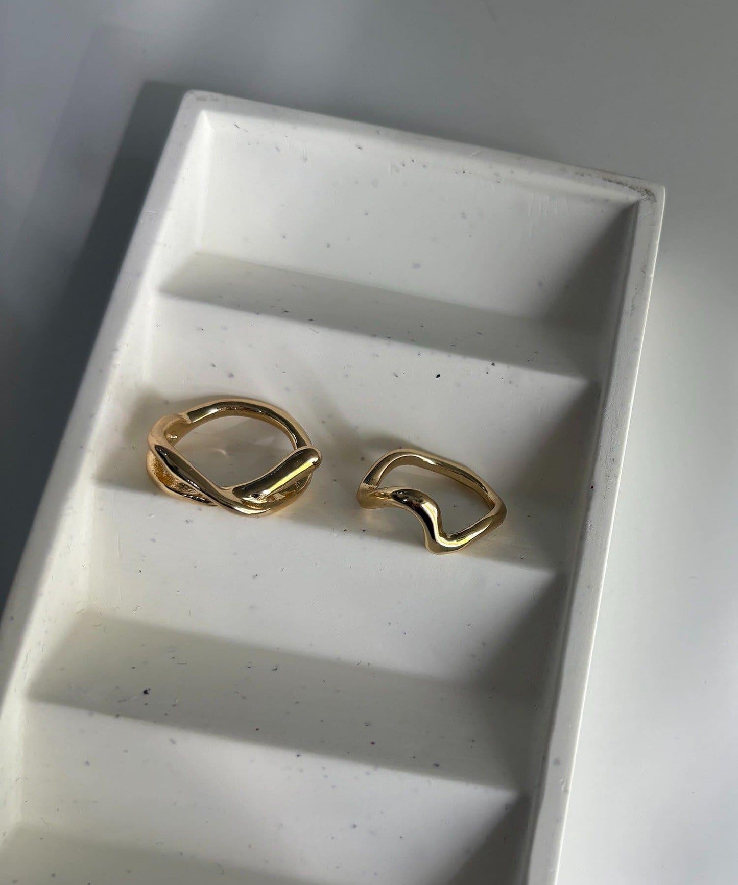 GOLDY 2件套交叉戒指