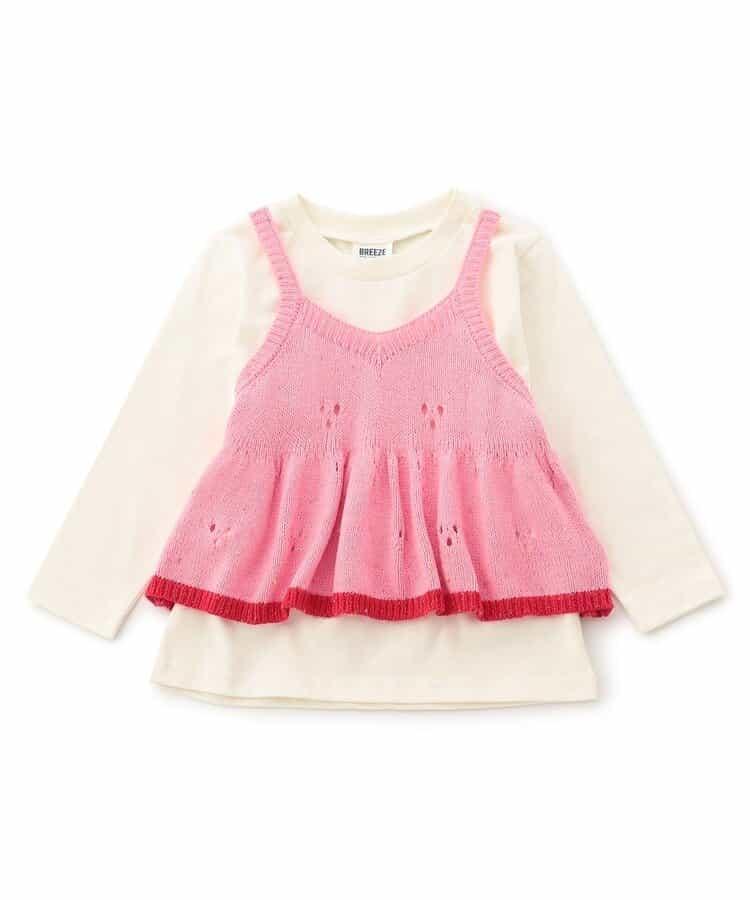 針織背心兩件套上衣