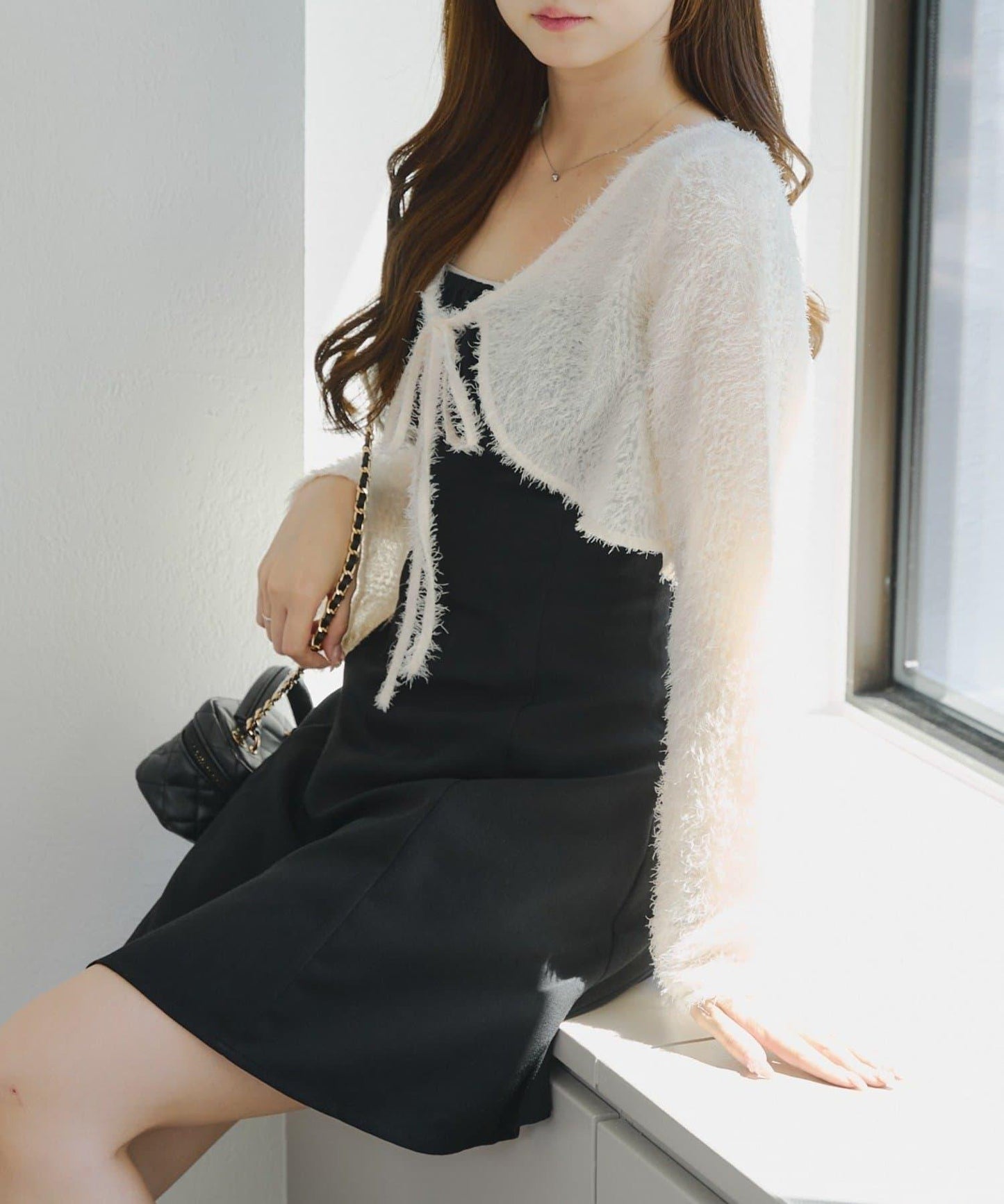 參戰服裝難民必看♪【RMAF】毛絨開衫×迷你連衣裙套裝