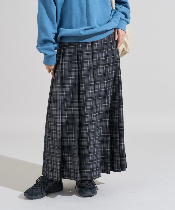 格紋百褶裙
