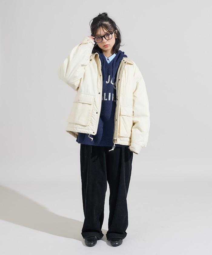 棉尼龍短款夾克