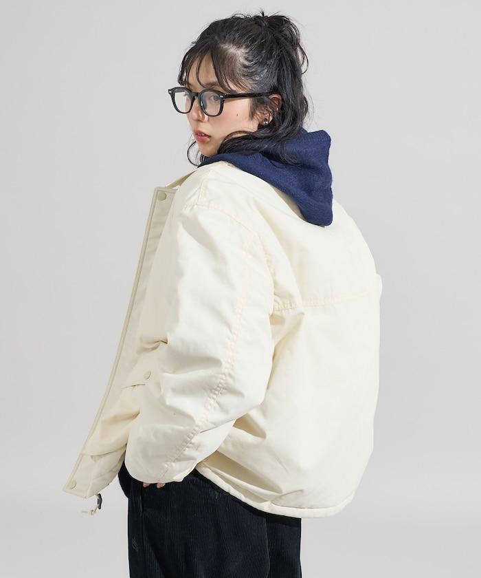 棉尼龍短款夾克