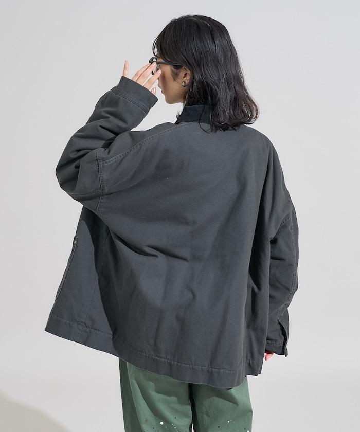 燈芯絨翻領鴨絨夾克