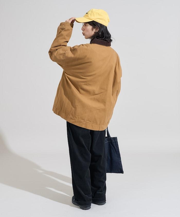 燈芯絨翻領鴨絨夾克