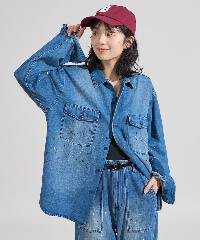 塗鴉工藝襯衫夾克<可搭配套裝>