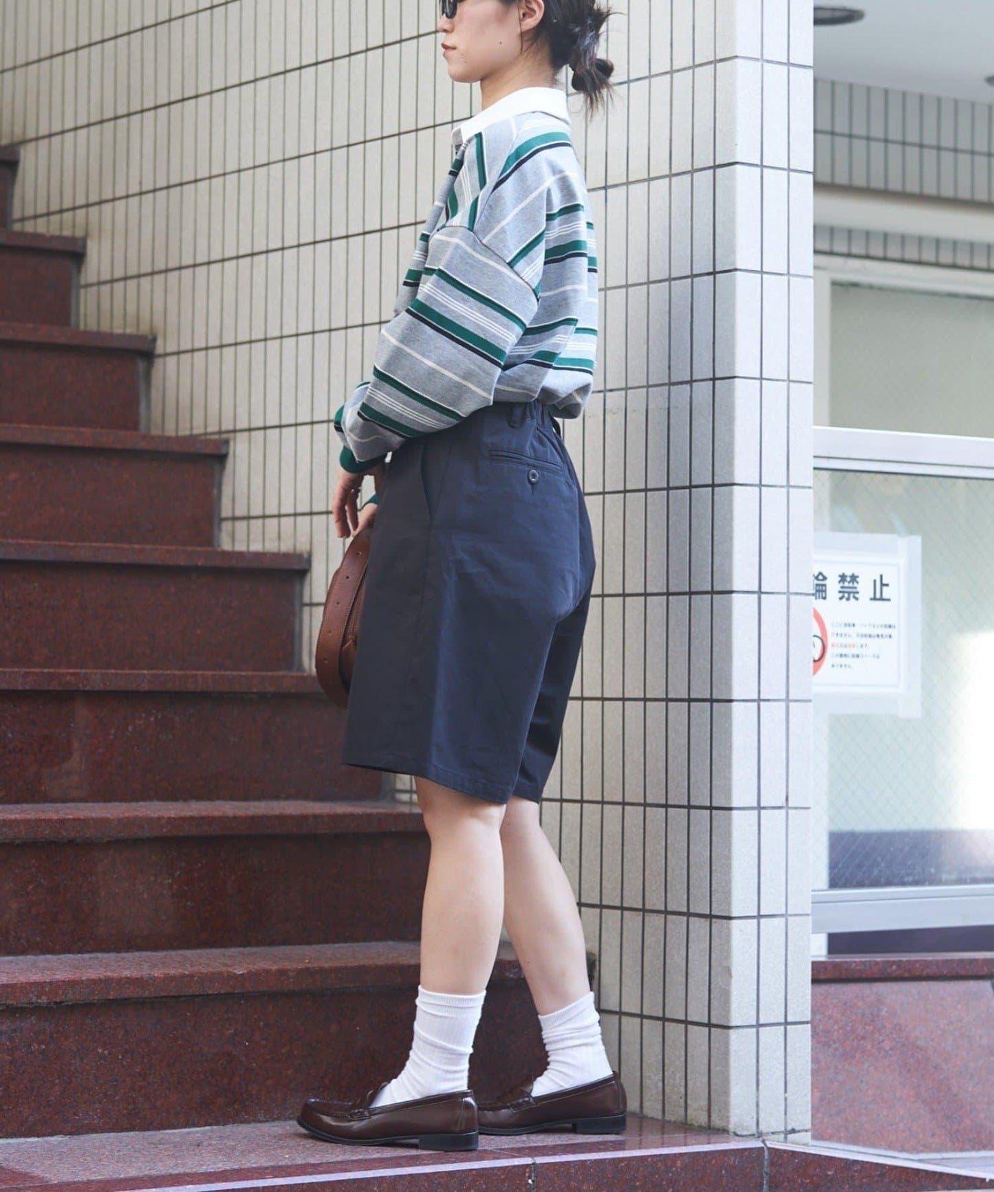 【GEVACO】多色條紋橄欖球衫