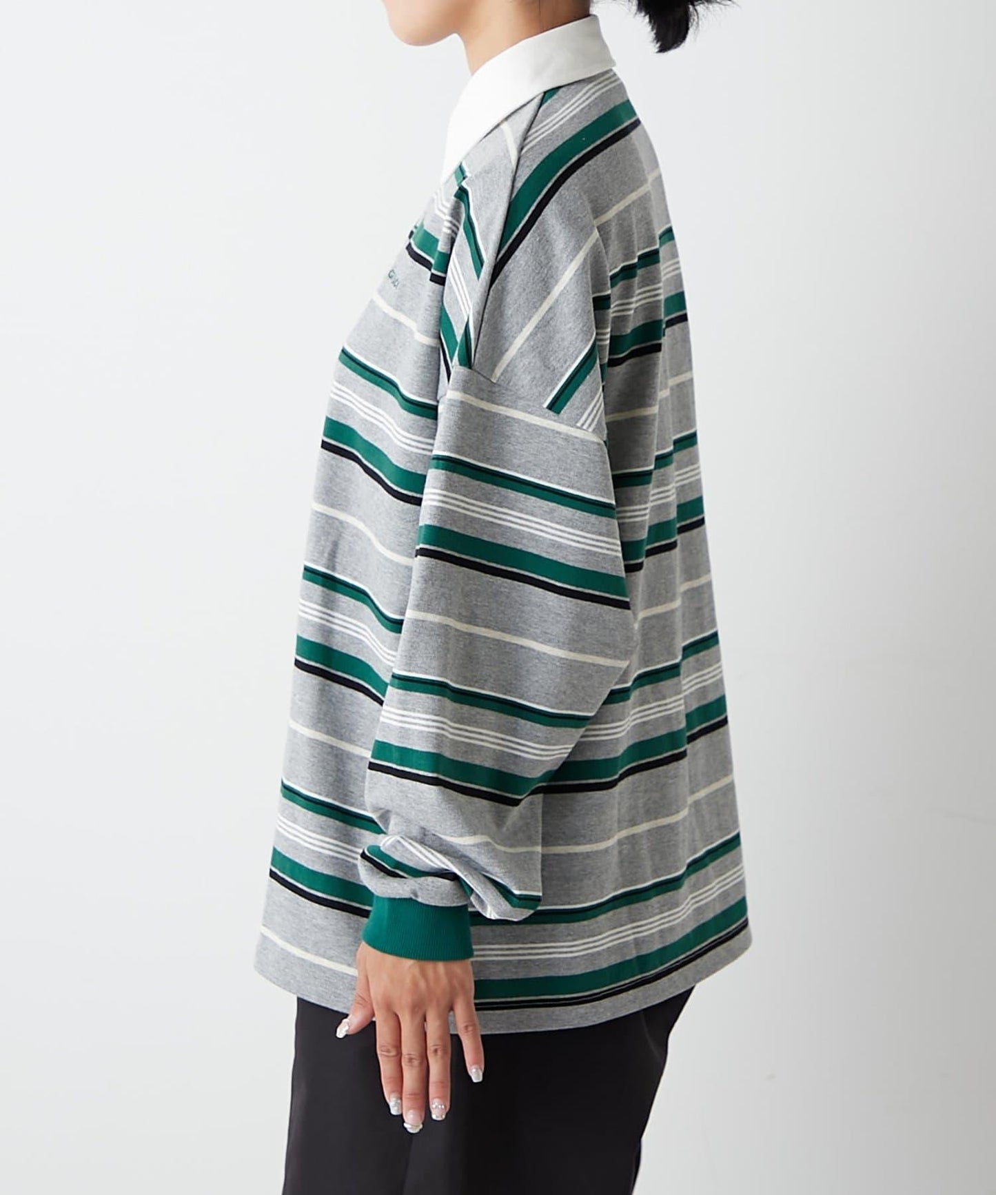 【GEVACO】多色條紋橄欖球衫