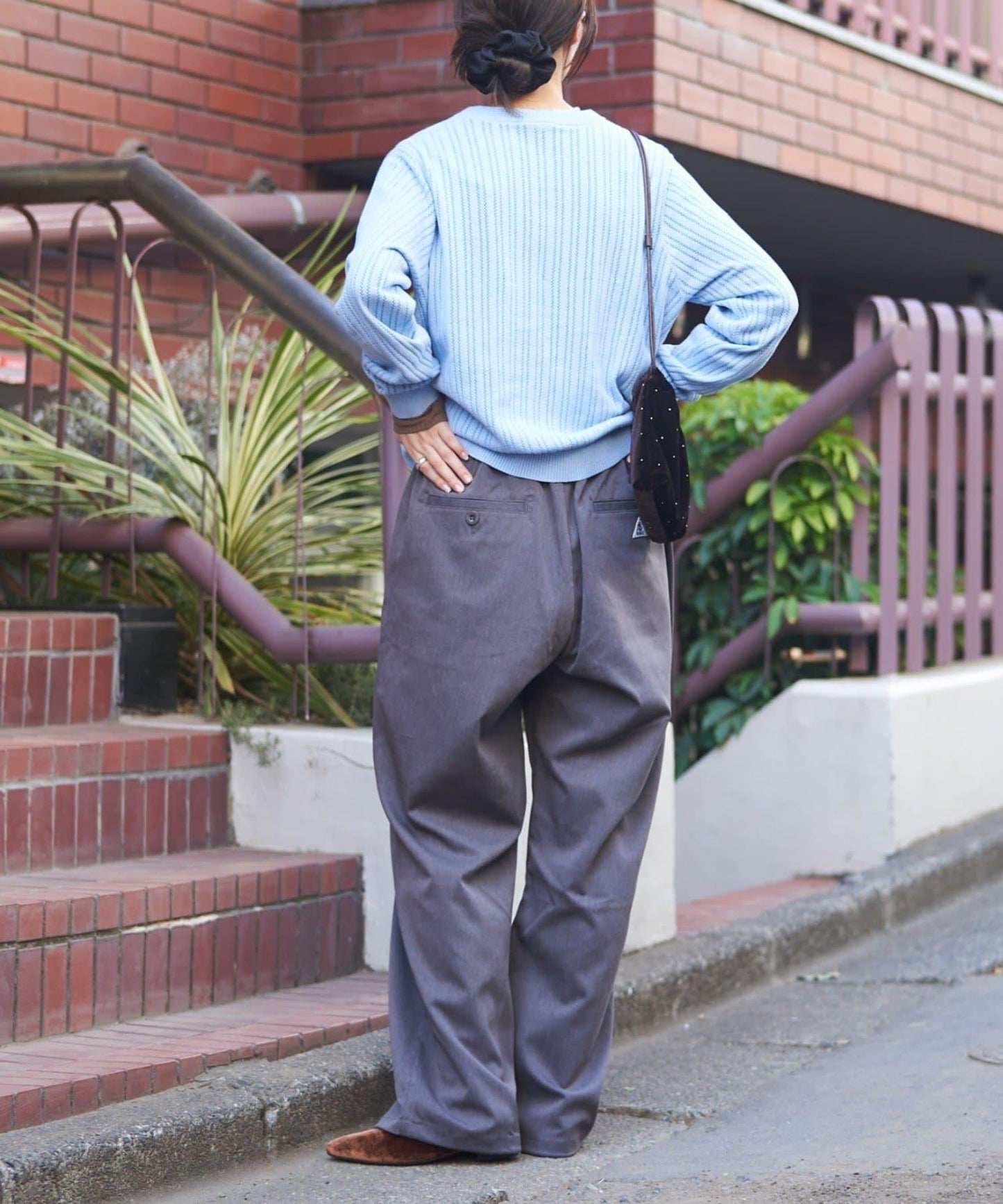 【GEVACO】抽繩休閒西裝褲