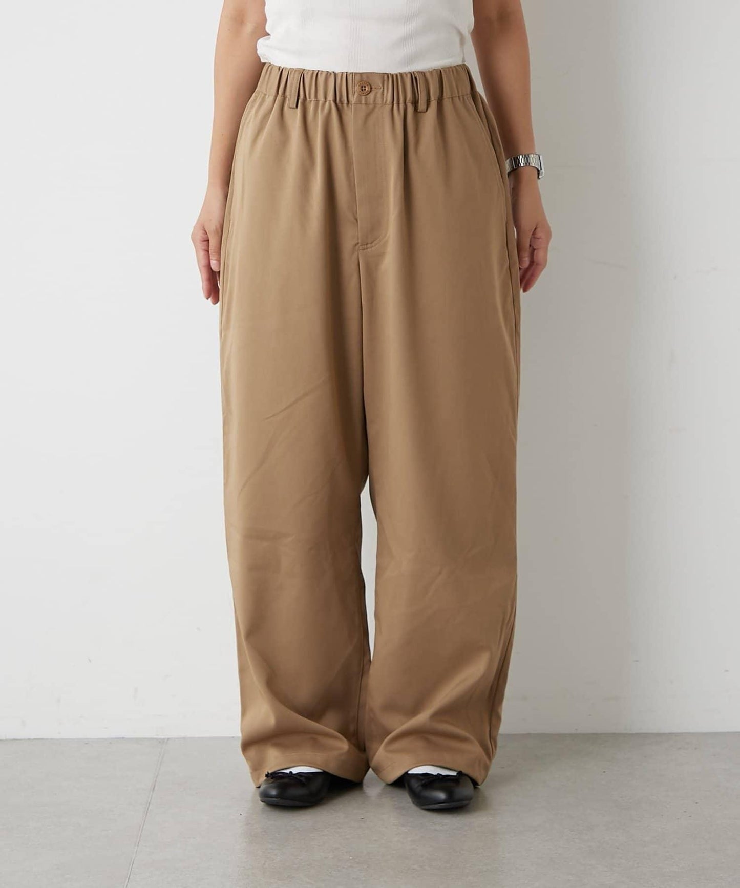 【GEVACO】抽繩休閒西裝褲