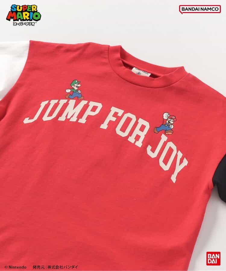 超級馬里奧 肘部補丁T恤