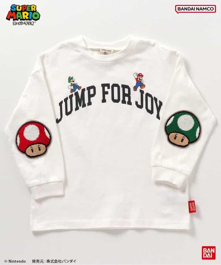 超級馬里奧 肘部補丁T恤