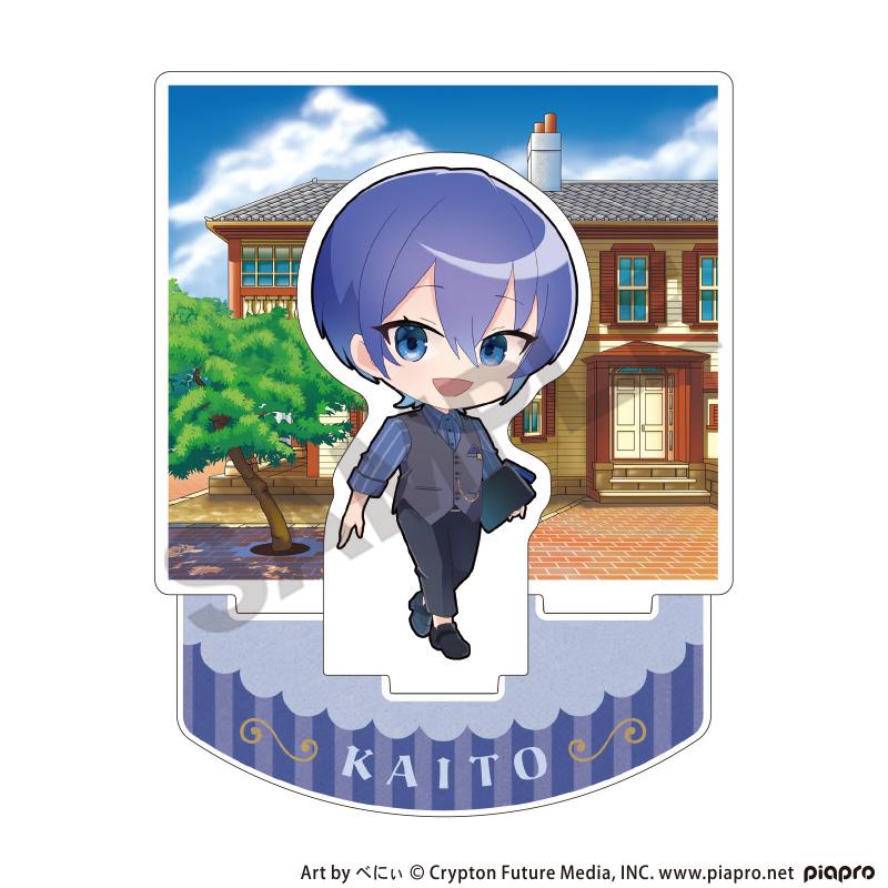 《初音未來》立體場景亞克力立牌 KAITO 復古☆神戶2025 Q版角色