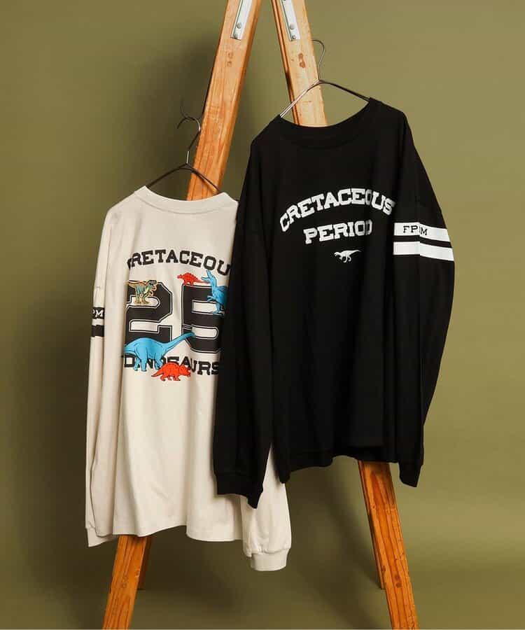 福井縣立恐龍博物館聯名數字長袖T恤(成人尺碼)